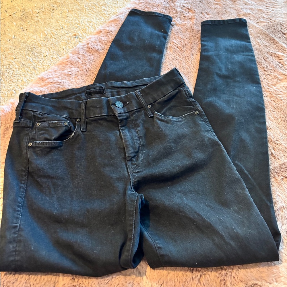 Mother the looker black jeans
